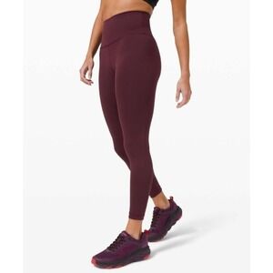 Lululemon Wunder Train High-Rise Tight 25" in Cassis Size 2‎